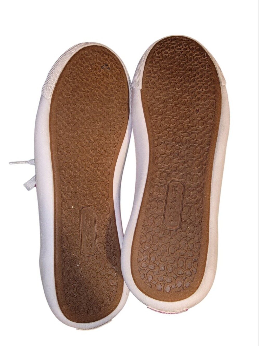 Coach Barrett Pink Multi-Stripe Lace-Up Sneakers - Picture 9 of 12